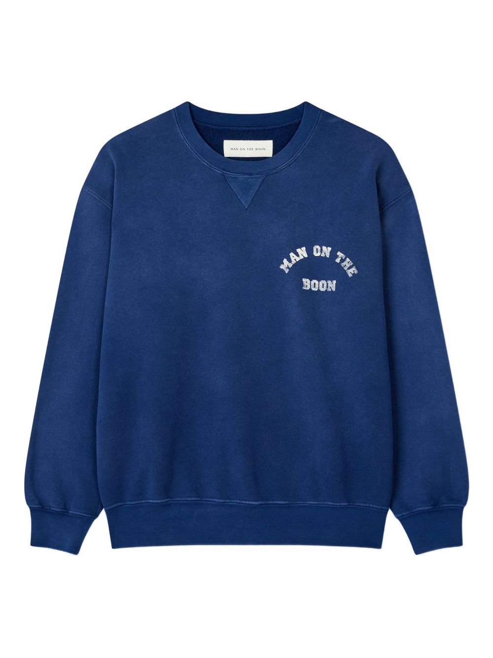 Logo-embellished crew-neck sweatshirt - Blue