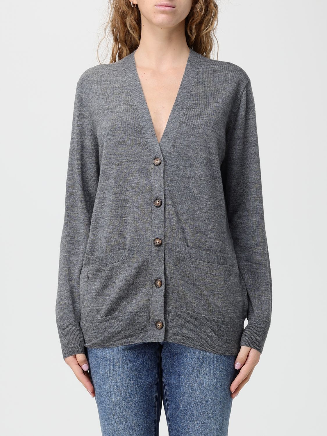 Cardigan Woman color Grey