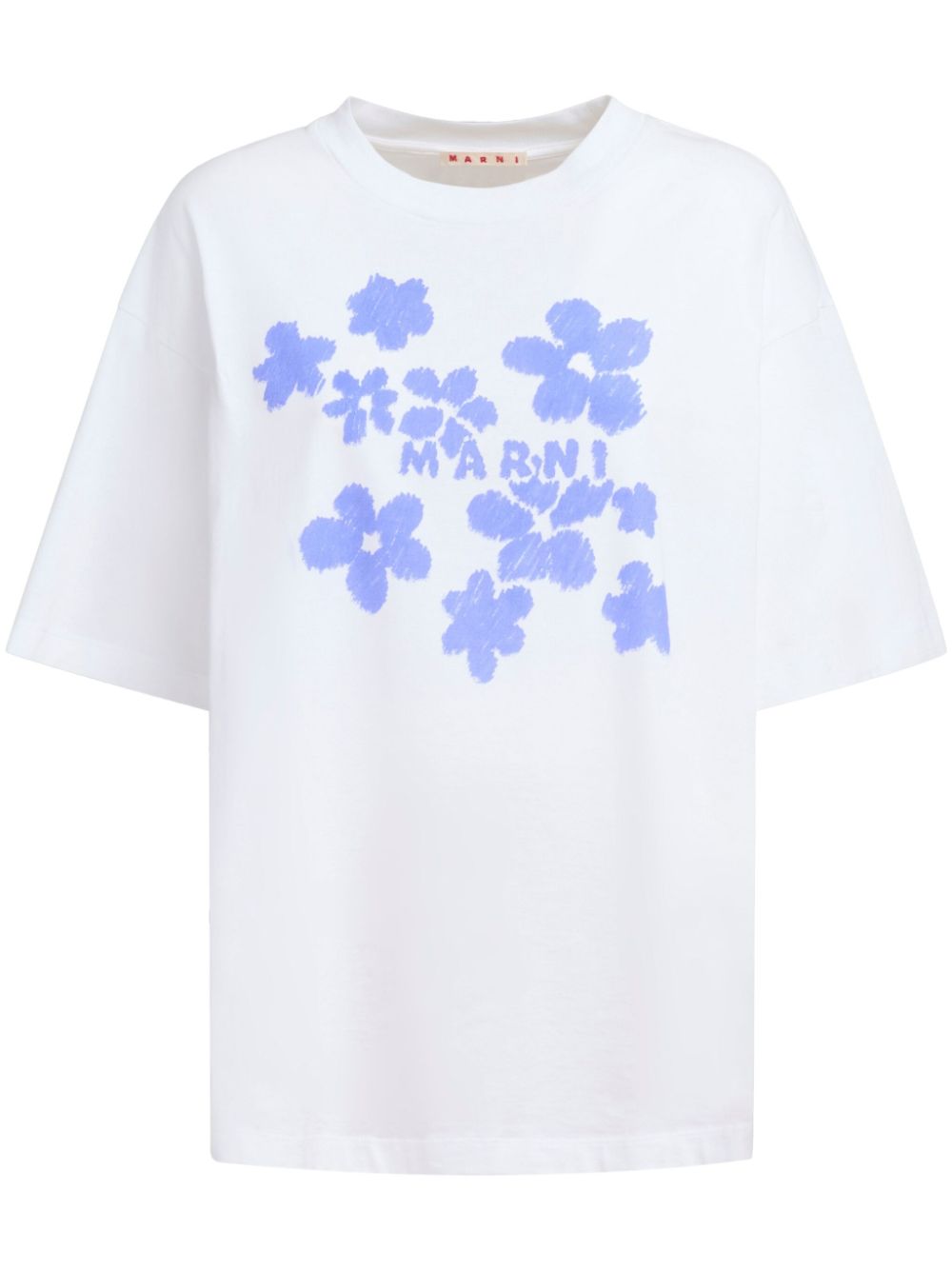 Floral-print T-shirt - White