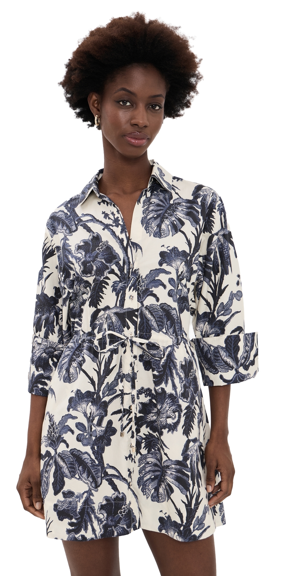 Henry Dress Fauna Floral Navy
