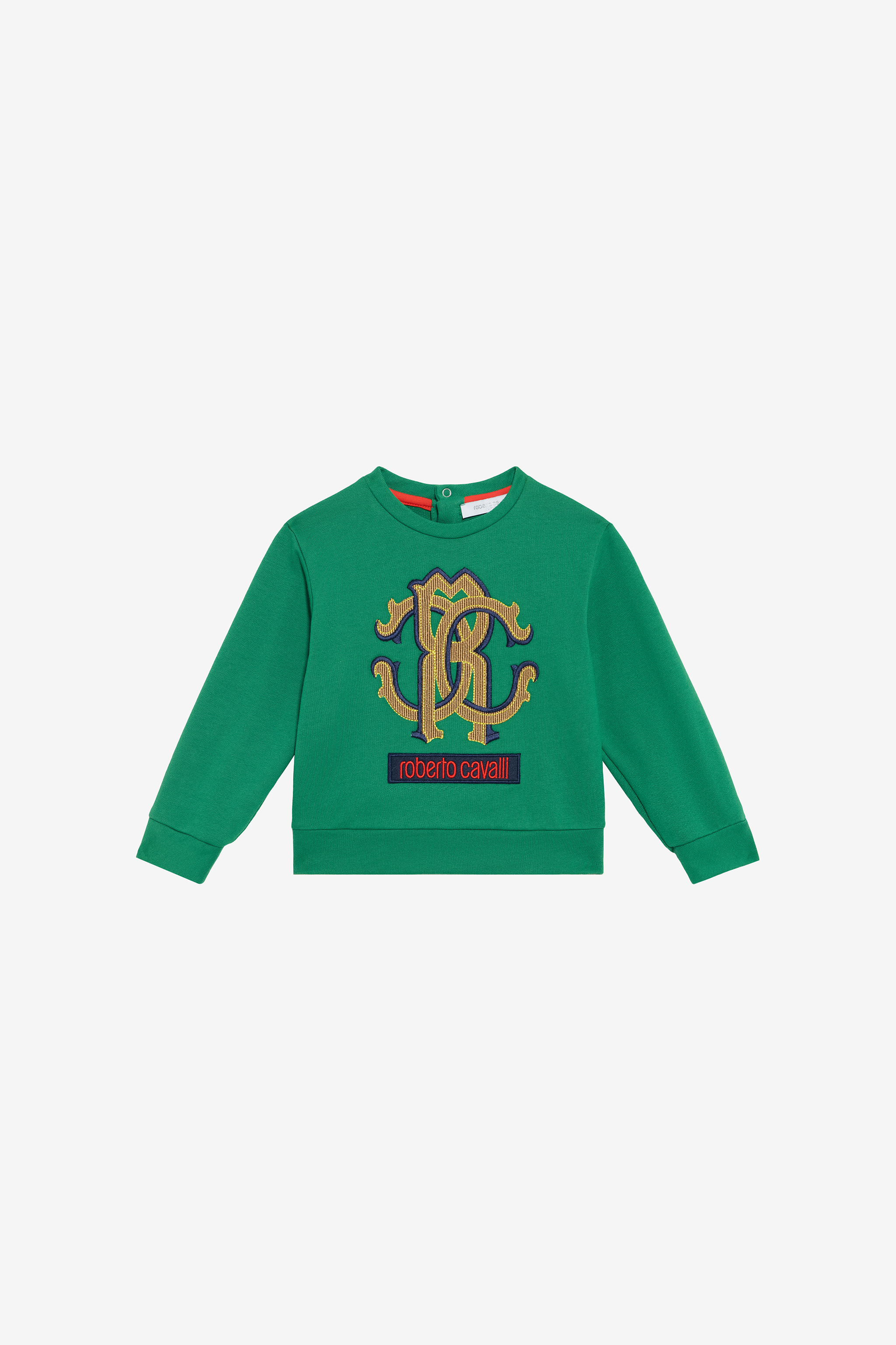 Green Sweatshirt With Rc Monogram