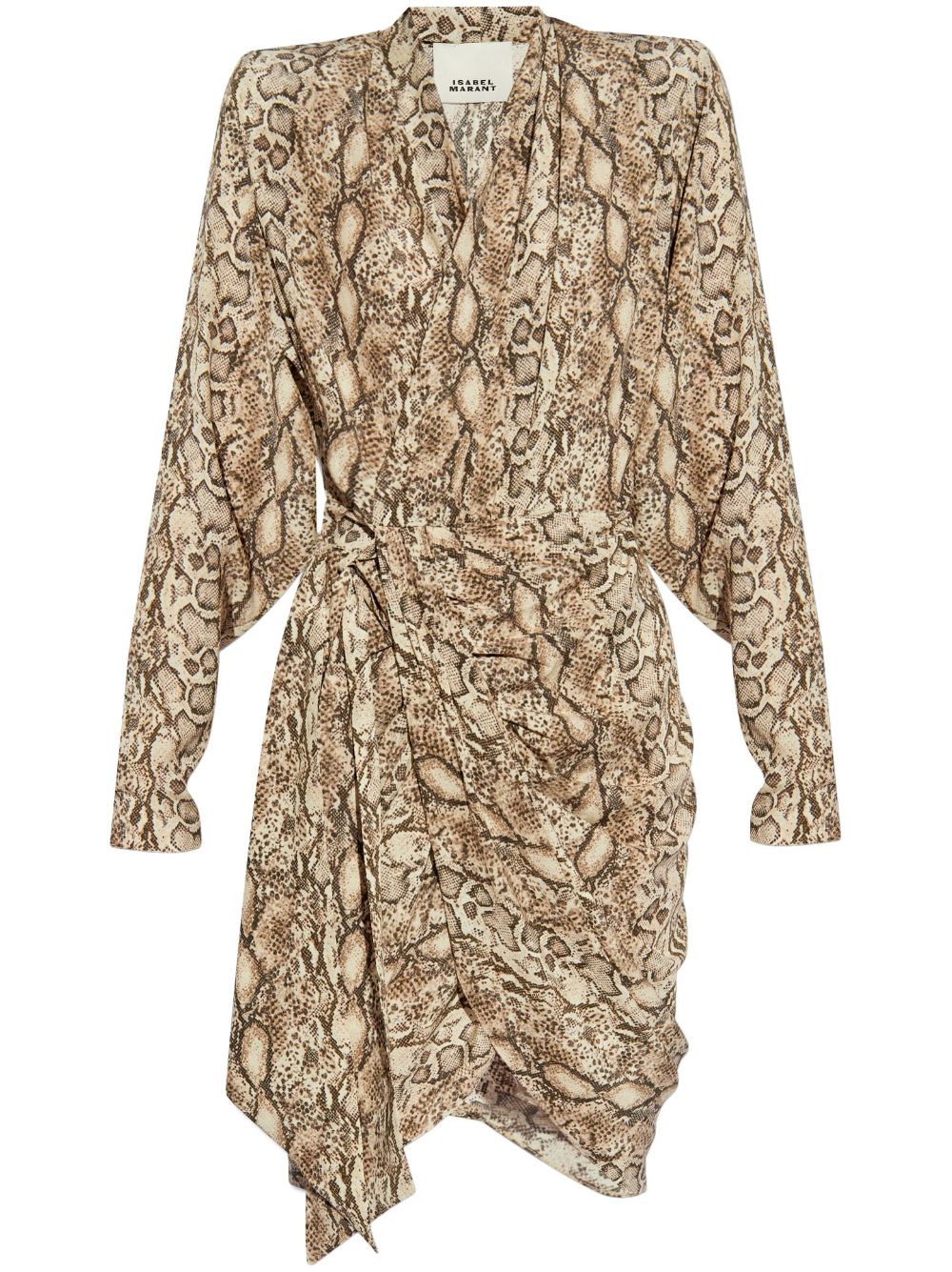 Cleora midi dress - Brown