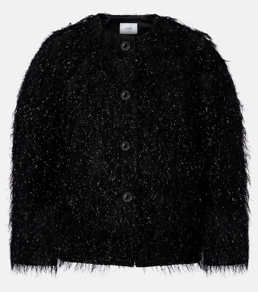 Lurex fil coupé jacket