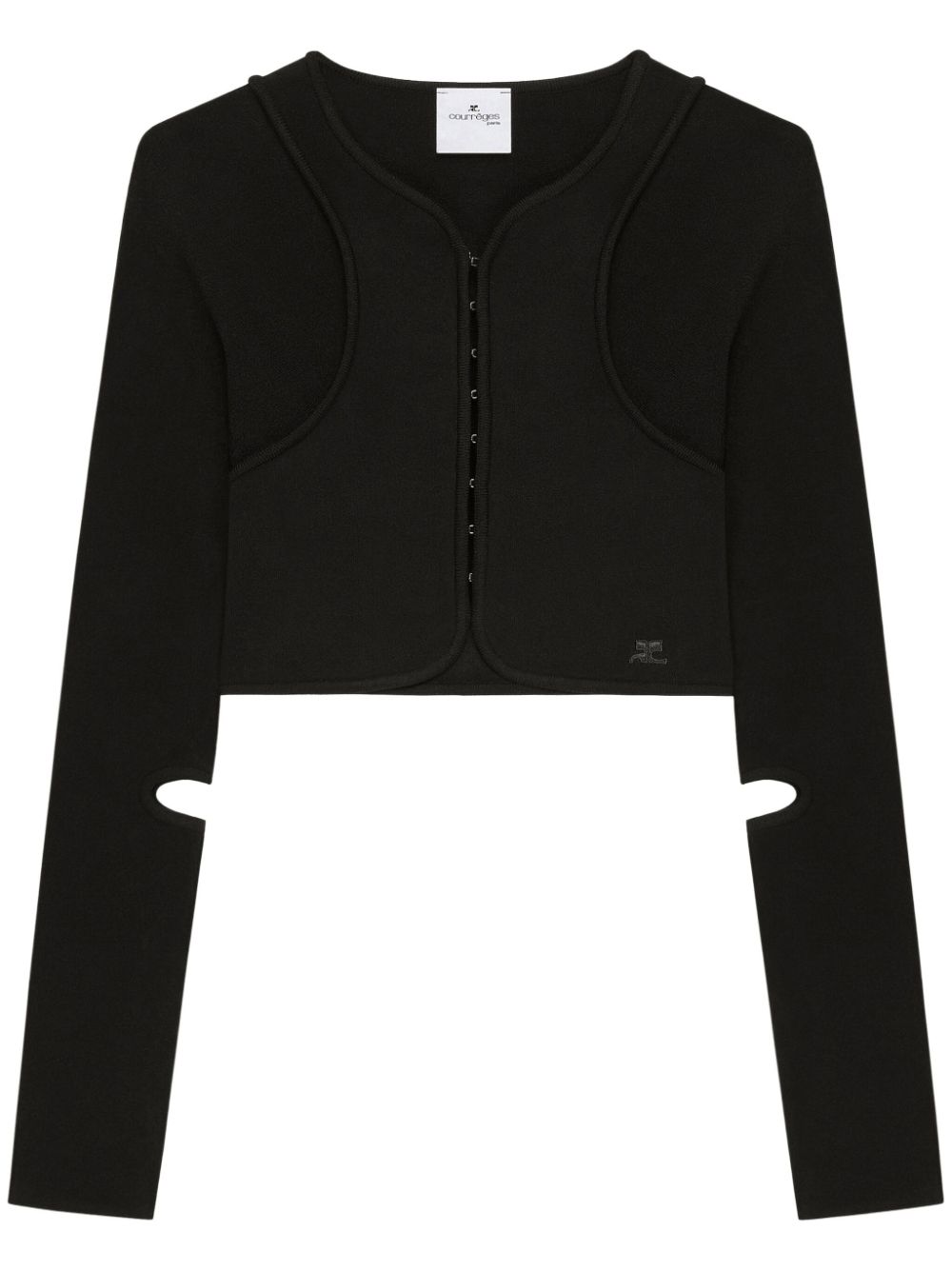 Scuba knitted jacket - Black