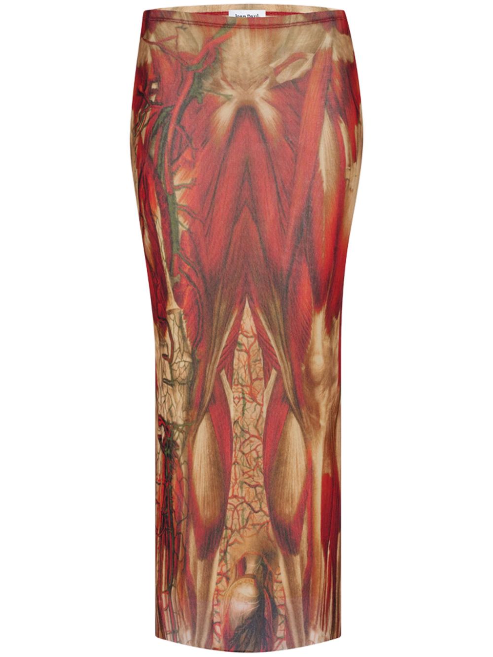 Écorche skirt - Red