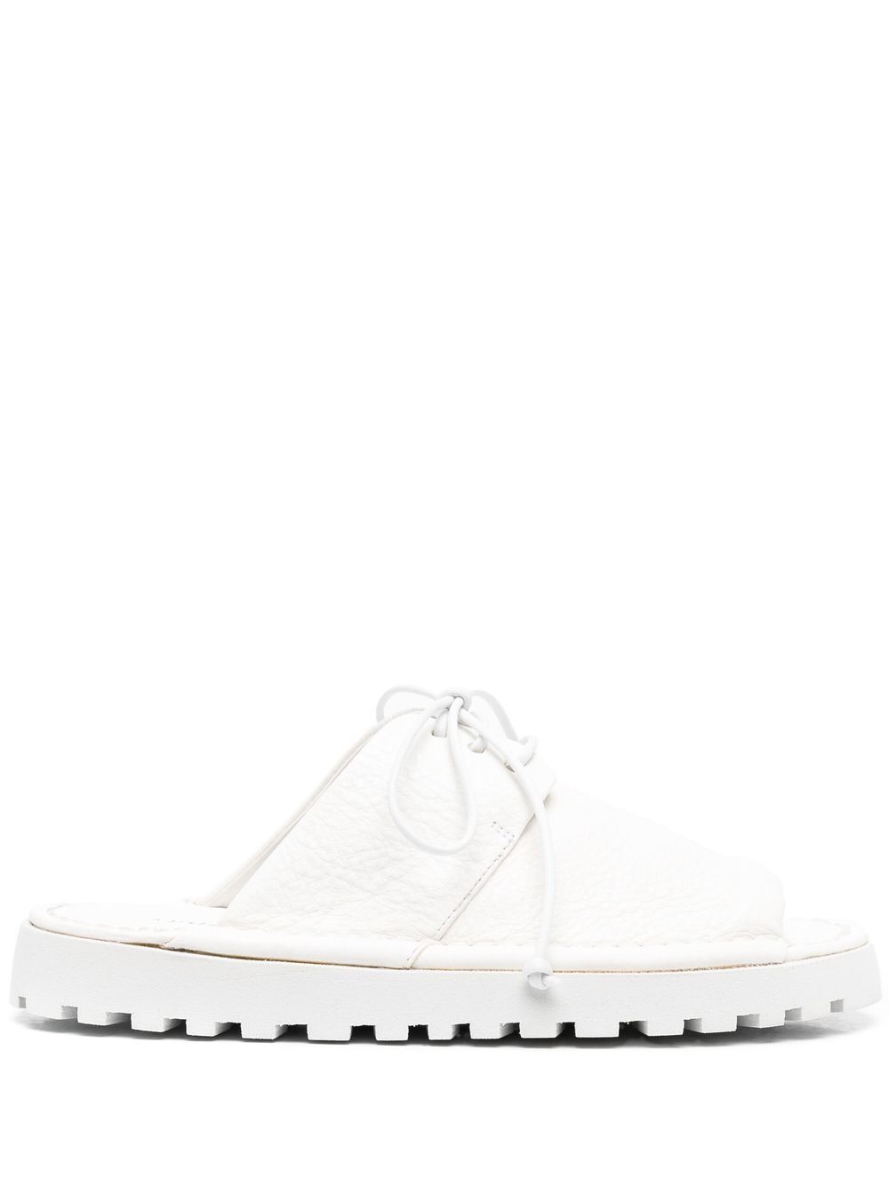 Lace-up open toe sandals - Black