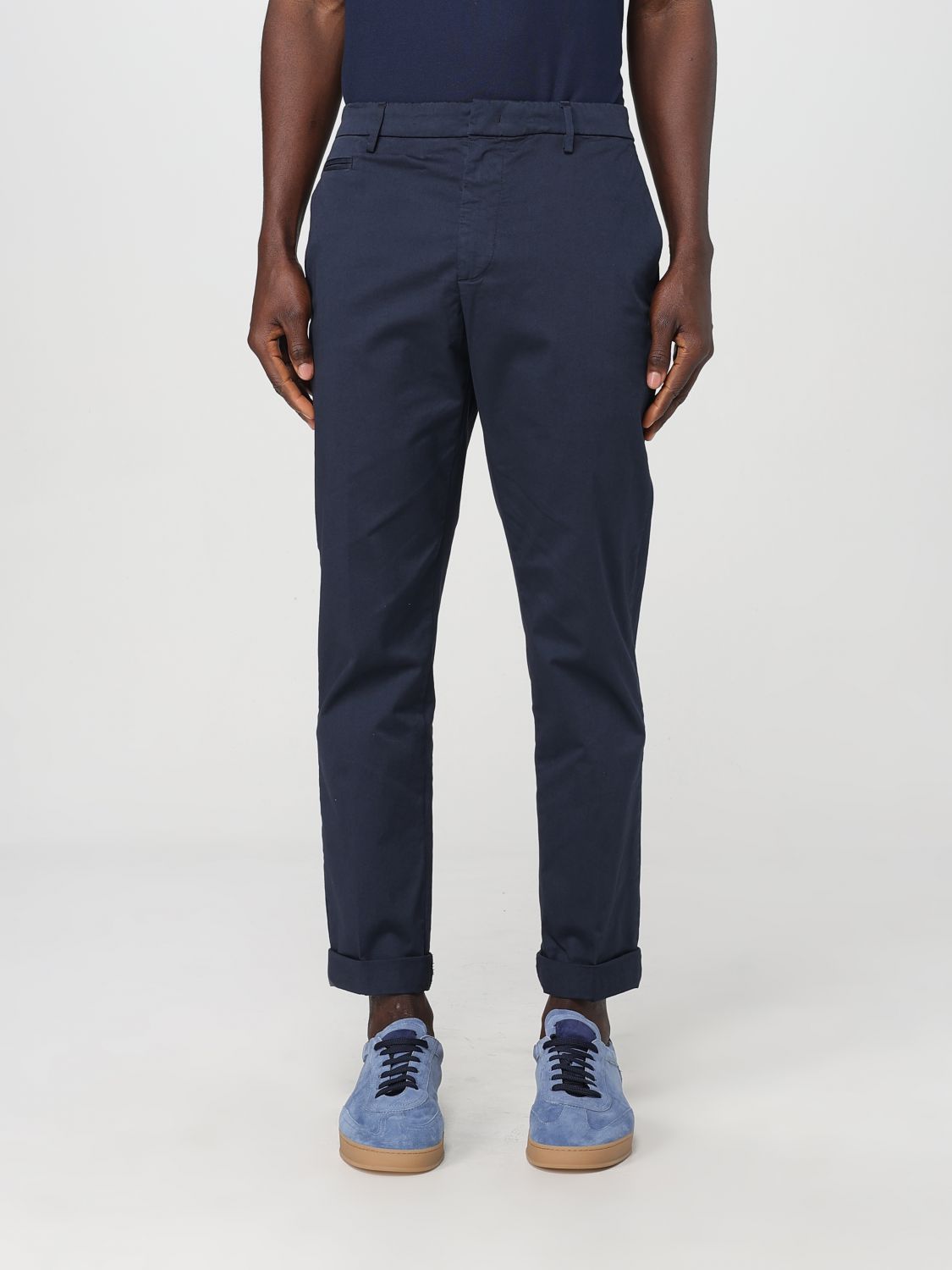 Pants DONDUP Men color Blue