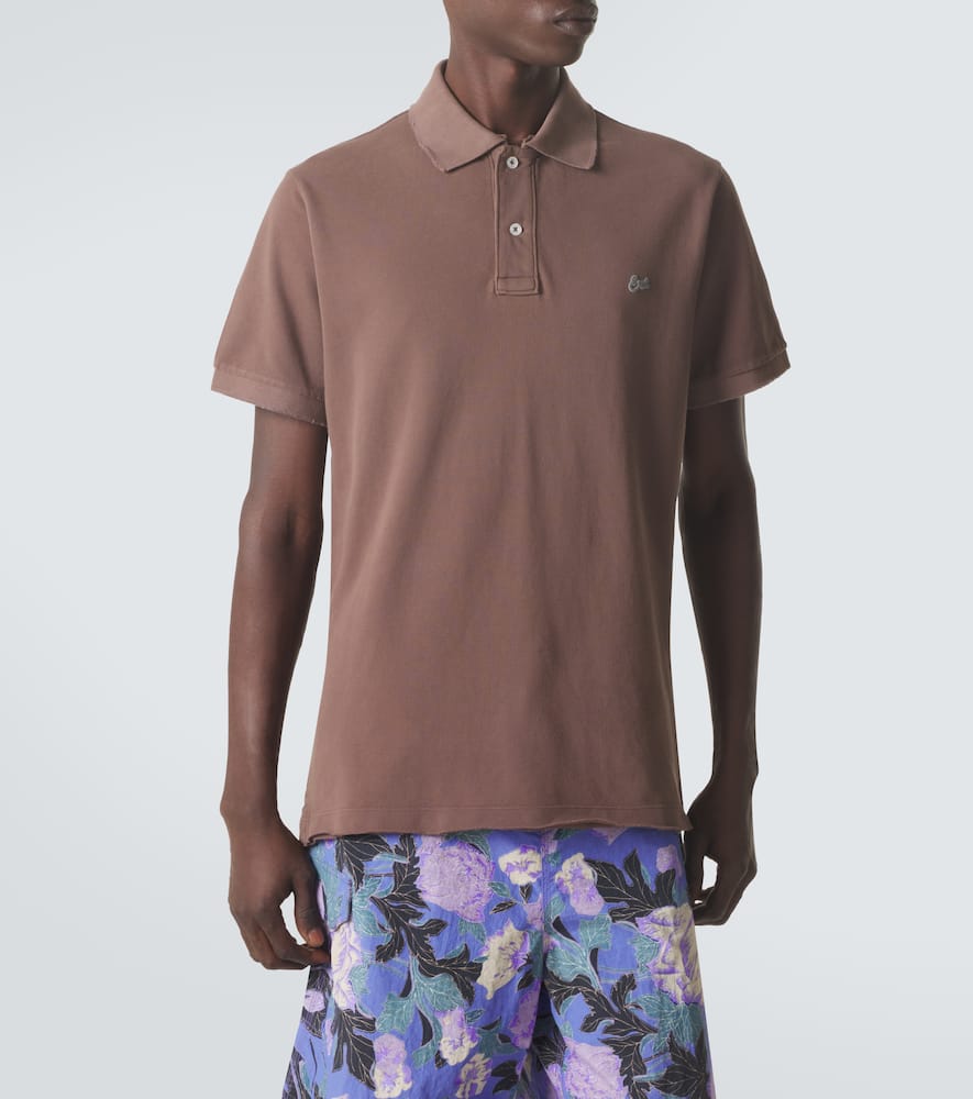 Cotton piqué polo shirt