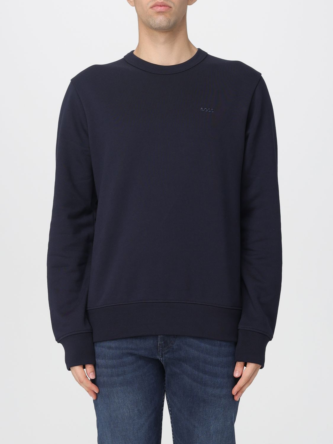 Sweatshirt Men color Blue