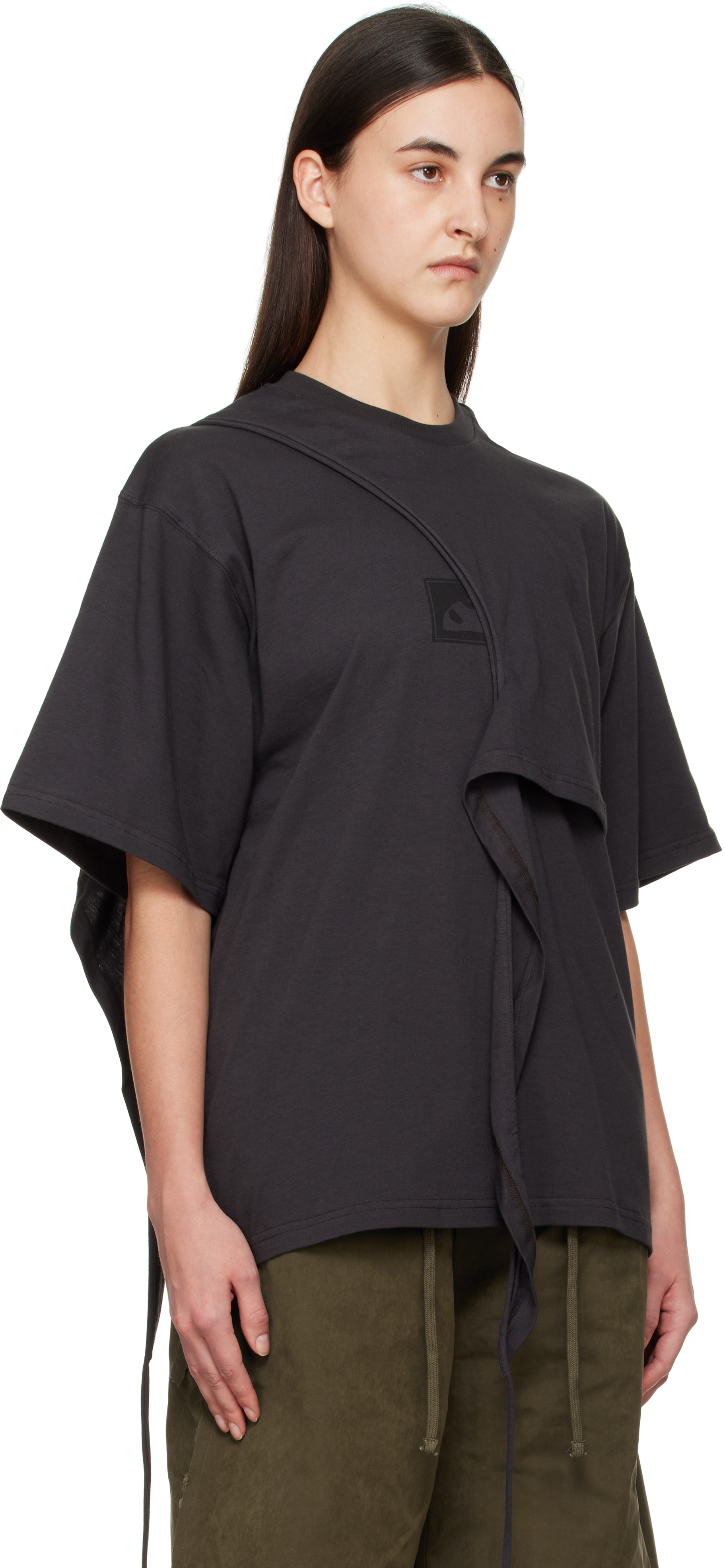 Ottolinger Black Wrap T-shirt
