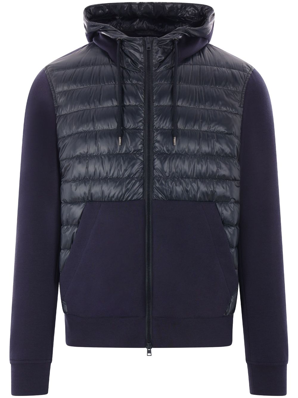 Jersey hooded jacket - Blue