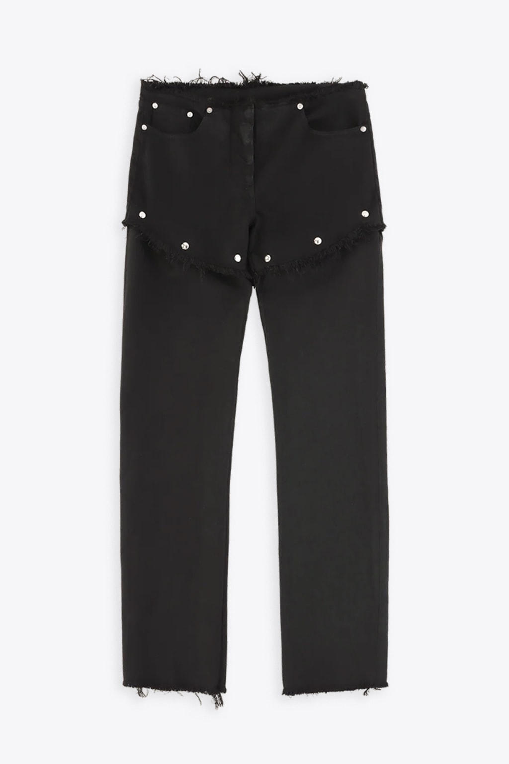 Snap Off Jean Black denim pant with snaps - Snap off jeans