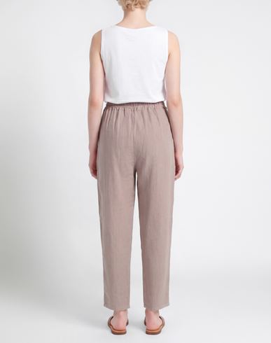 Woman Pants Grey Size 6 Linen