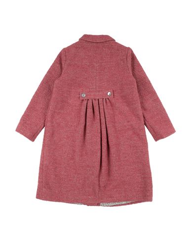 Caffé D'orzo Kid Girl Coat Coral Size 12 Acrylic, Polyester, Wool