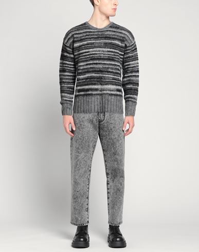 Man Sweater Grey Size M Acrylic, Polyamide, Wool, Mohair wool