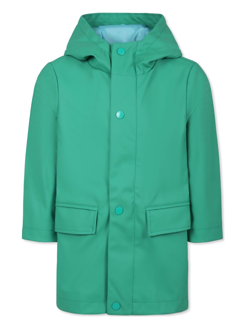 Green Hooded Frog Rain Coat