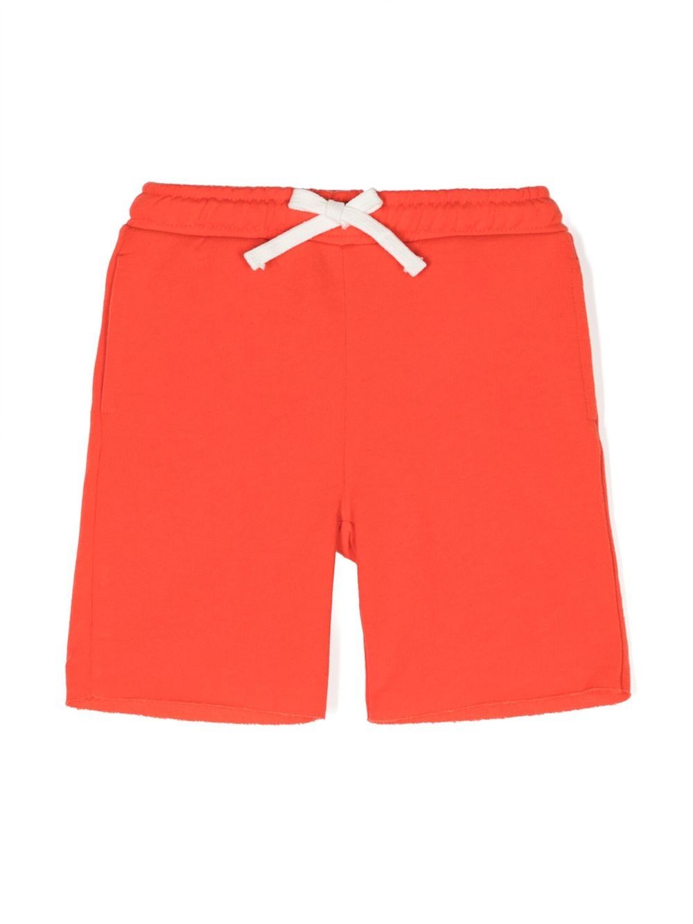 Drawstring-fastening waist shorts