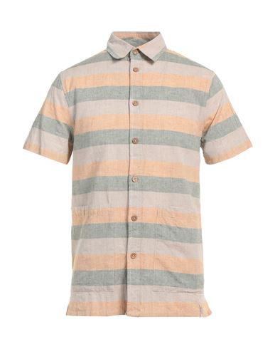 Man Shirt Sand Size S Cotton, Linen