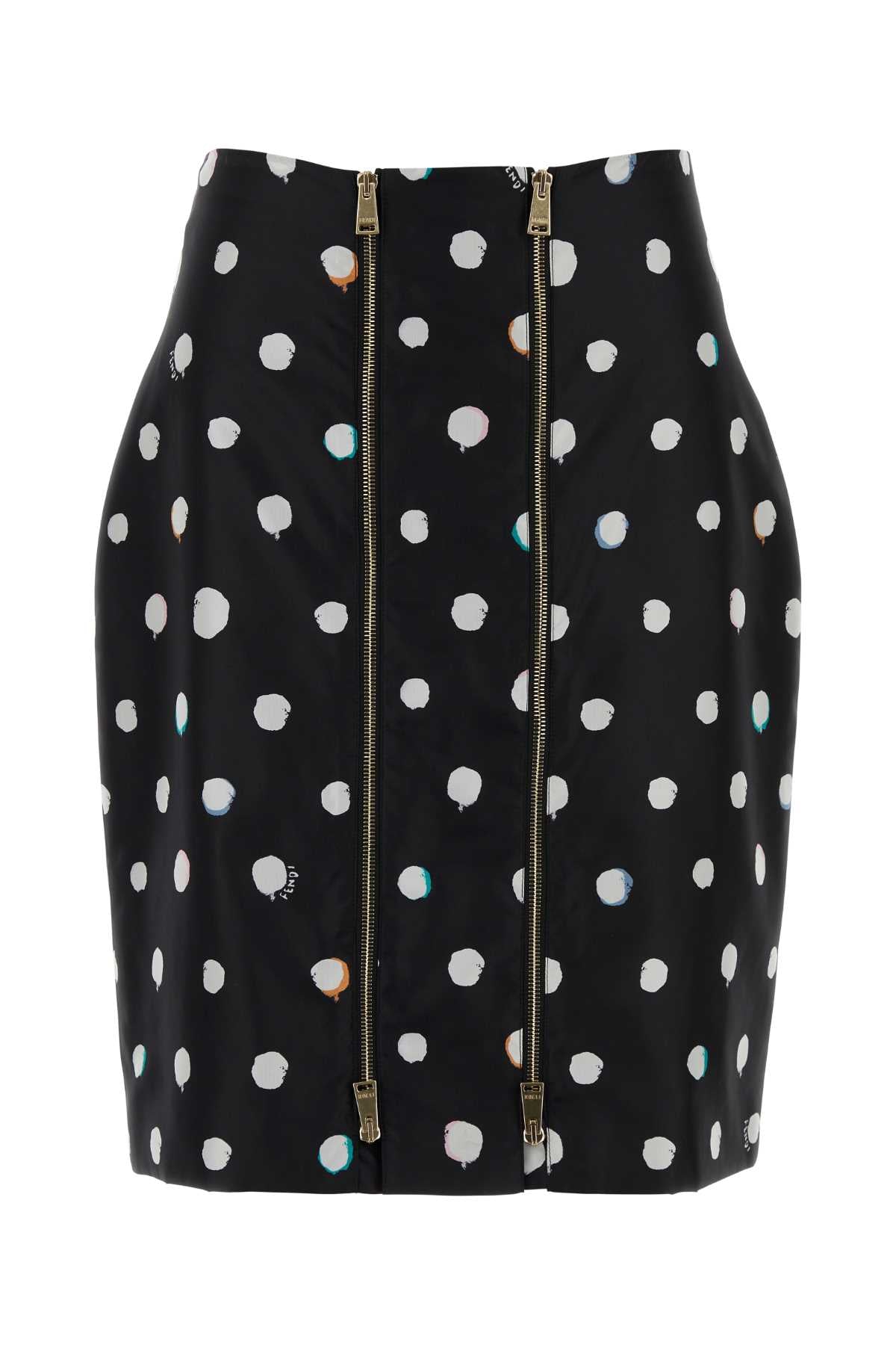 Dots Skirt — Black