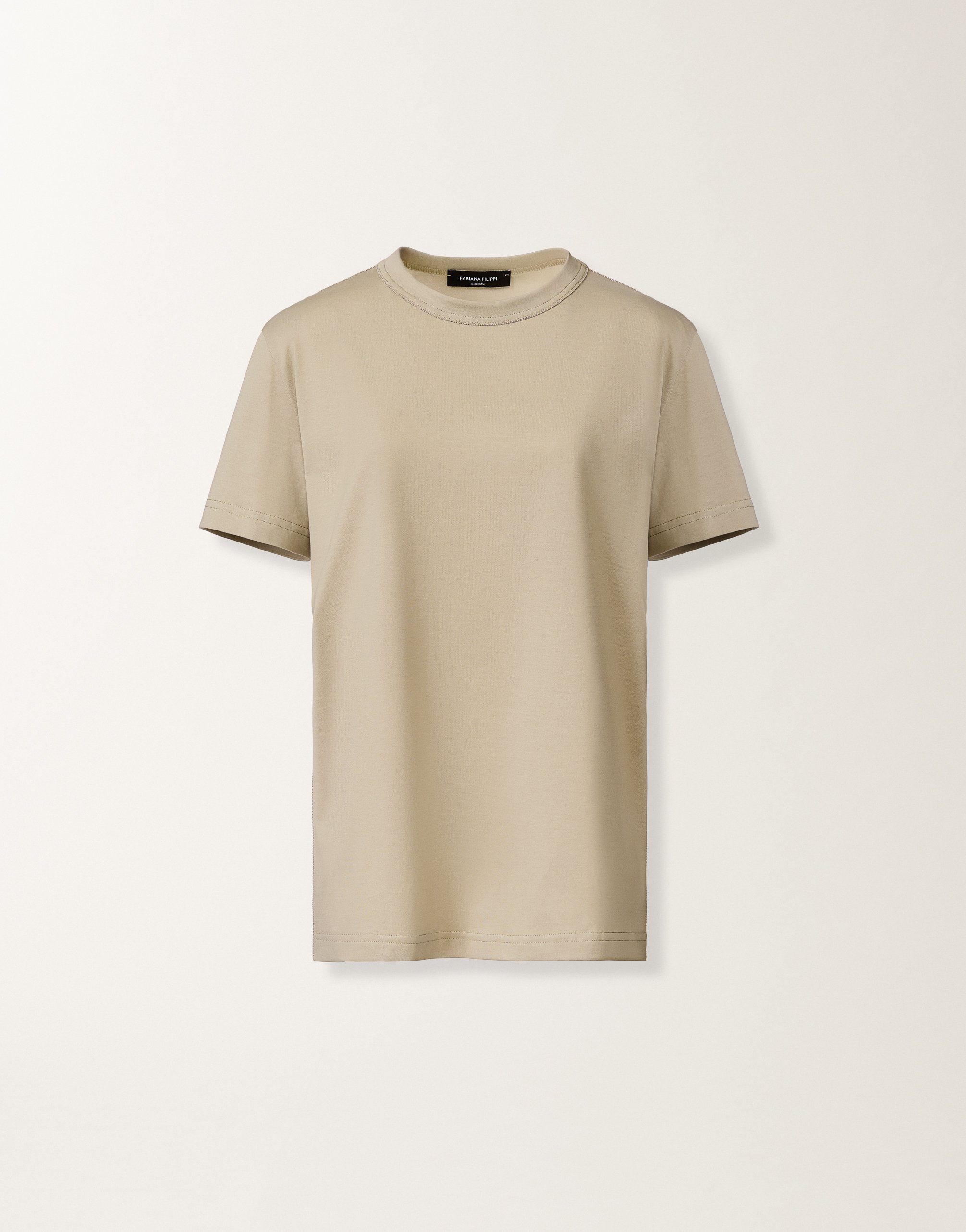 Jersey T-shirt, khaki