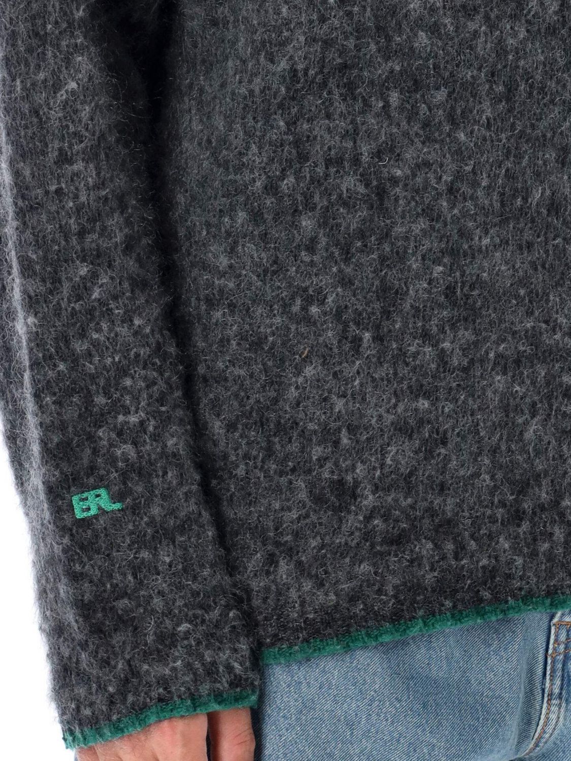 Pilling overwashed jumper - Grey