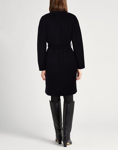 Woman Coat Navy Size 0 Wool, Cashmere