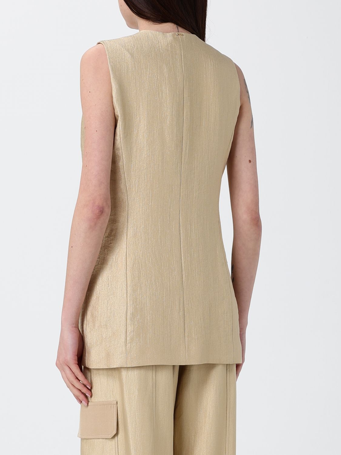 Waistcoat Woman color Gold