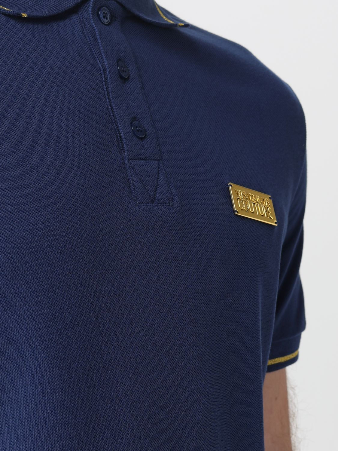 Polo Shirt Men color Gold