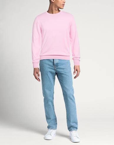 Man Sweater Pink Size 42 Cotton