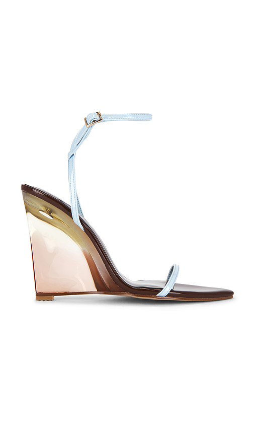 FEMME LA x REVOLVE Andx Wedge Sandal in Baby Blue. - 10 also , 5, 6, 7
