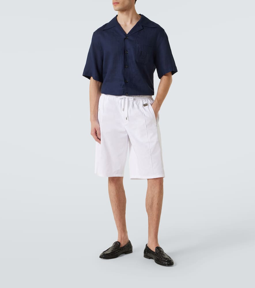 Dolce & Gabbana Cotton gabardine Bermuda shorts