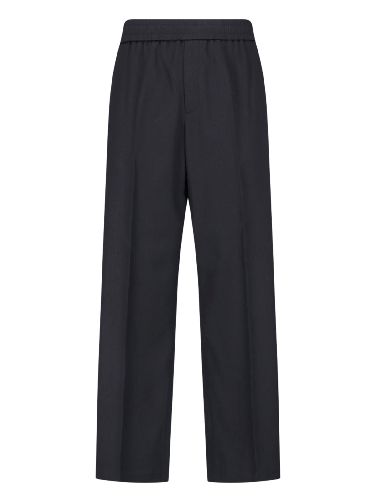 Men's Virgin Wool Trousers with Cotton Pocket Lining