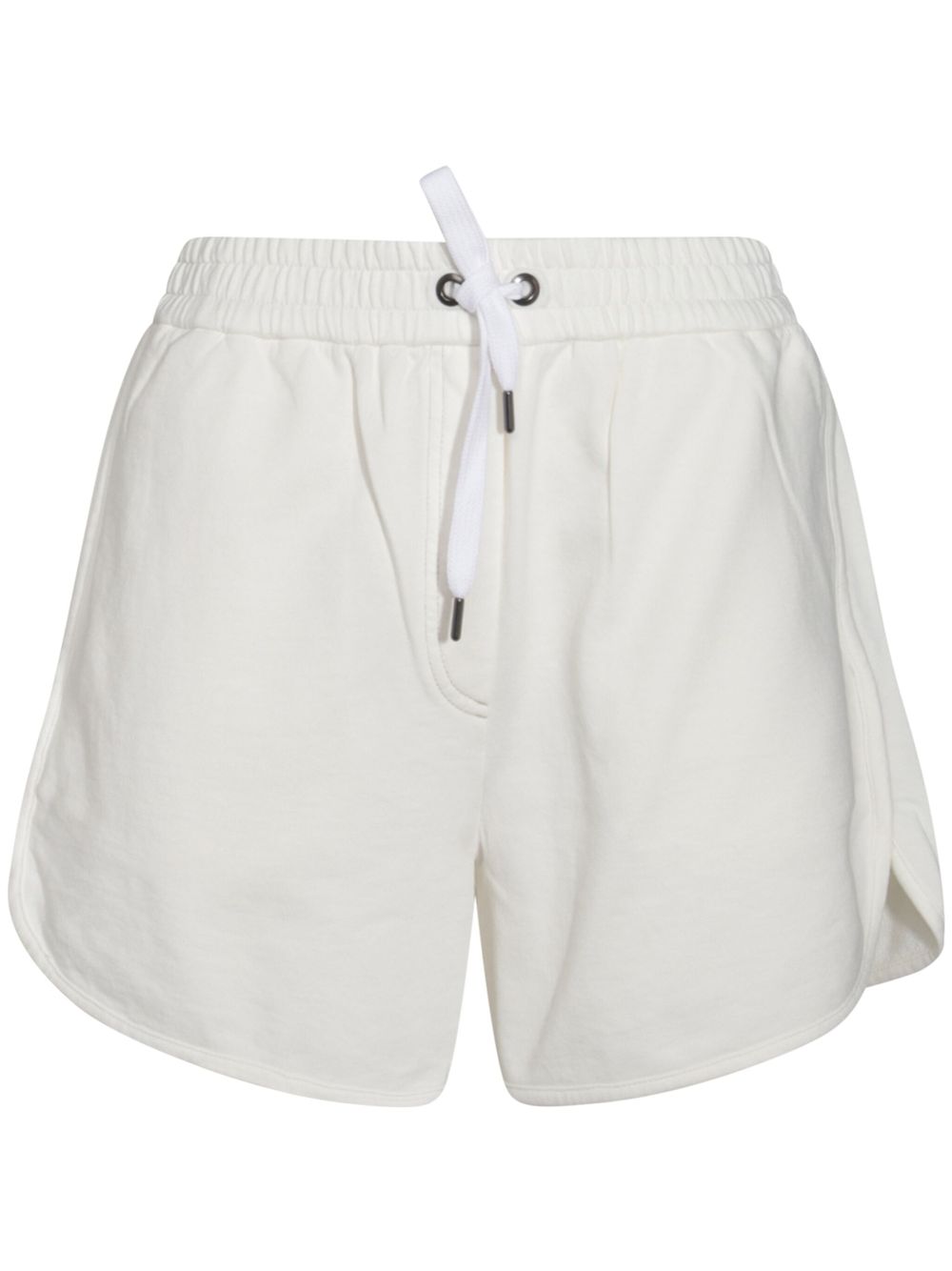 White Cotton Shorts
