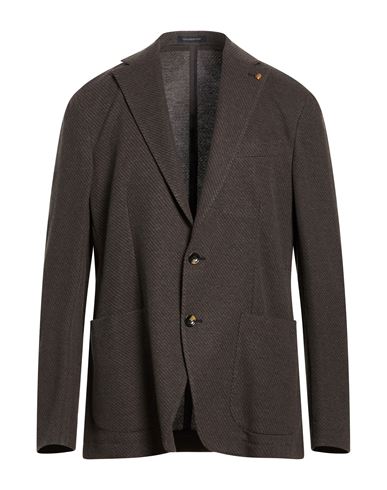 Man Blazer Charcoal Size 44 Cotton