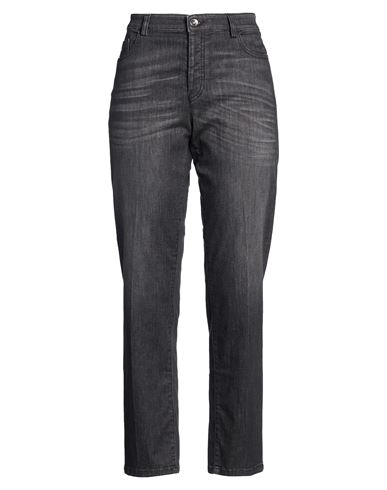 Woman Jeans Black Size 26 Cotton, Elastomultiester, Elastane