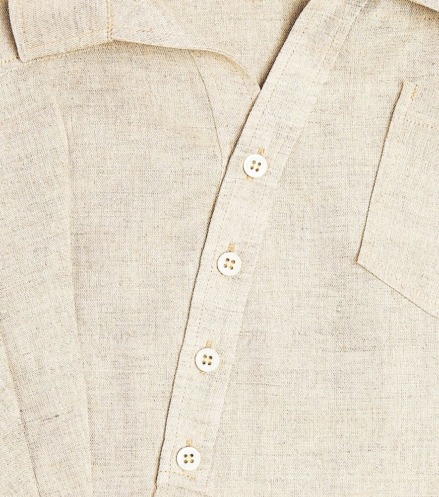 La Chemise Mejean linen and cotton top