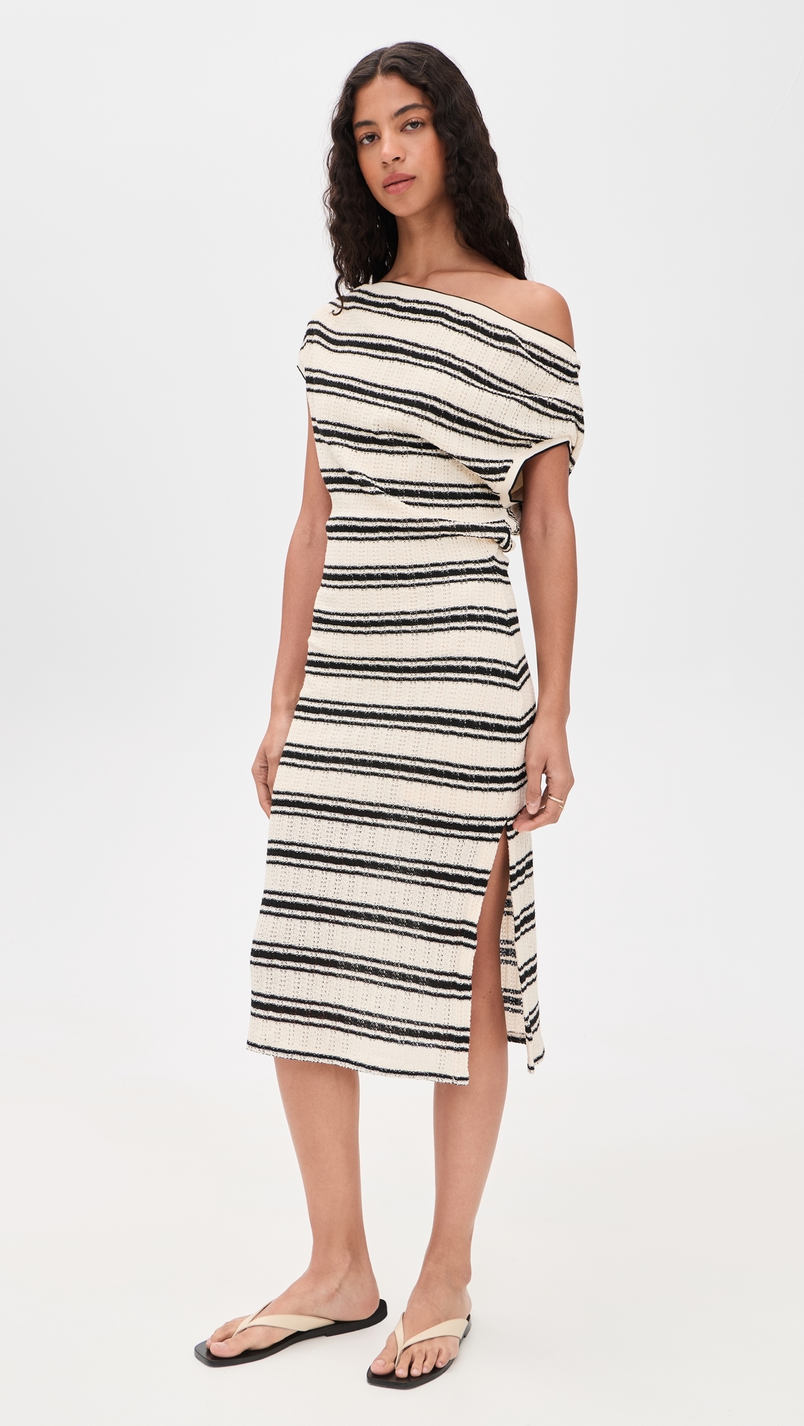 Stripe Chet Dress Black Stripe