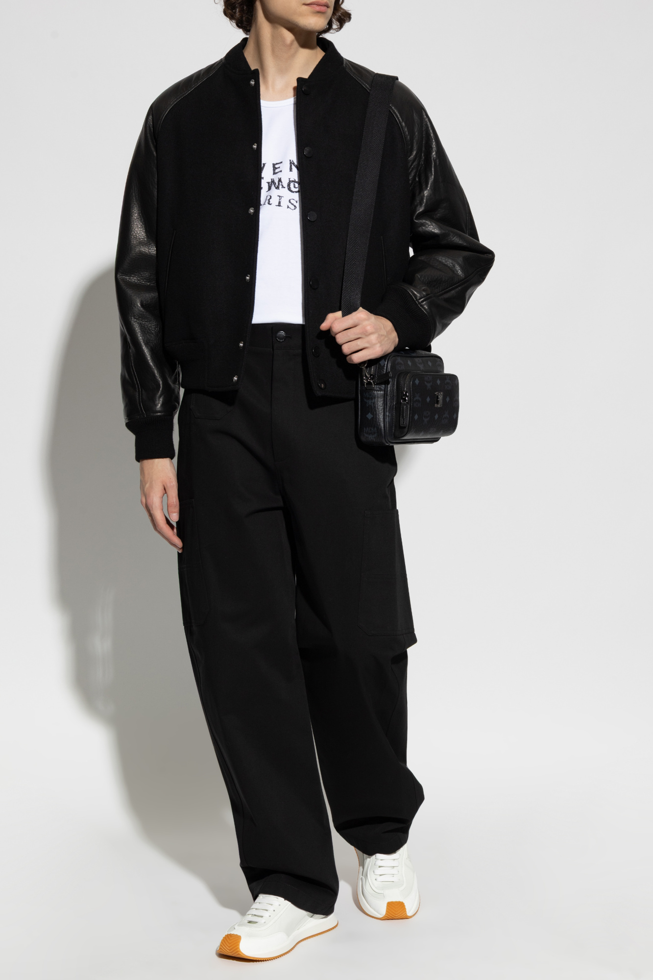 ‘Cargo’ Trousers, Men's, Black