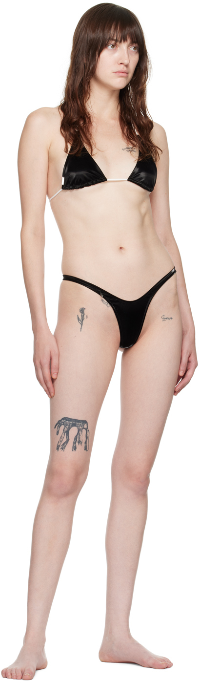 Poster Girl Black Team Bikini Bottoms