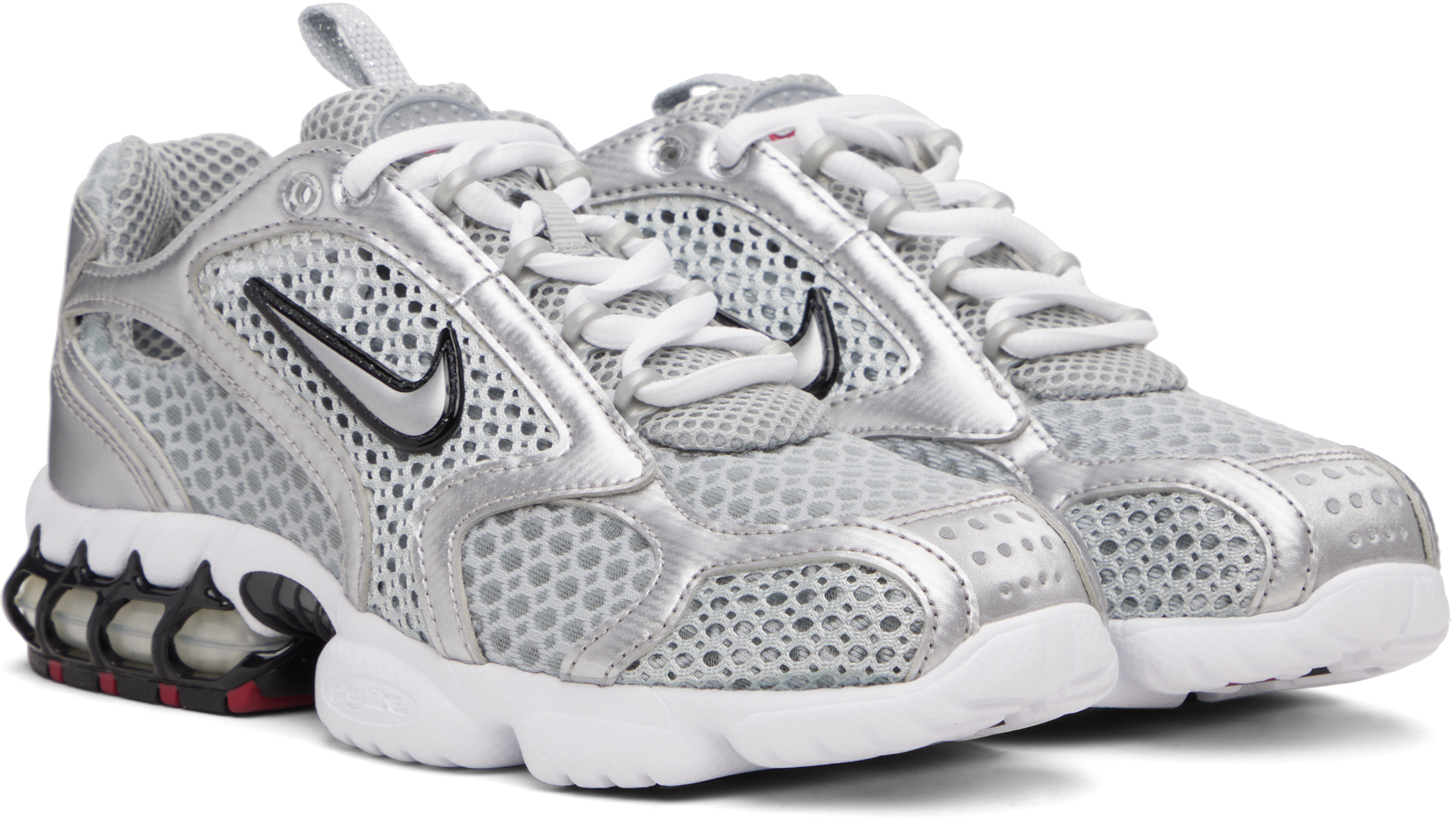 Silver Air Zoom Spiridon Cage 2 Sneakers