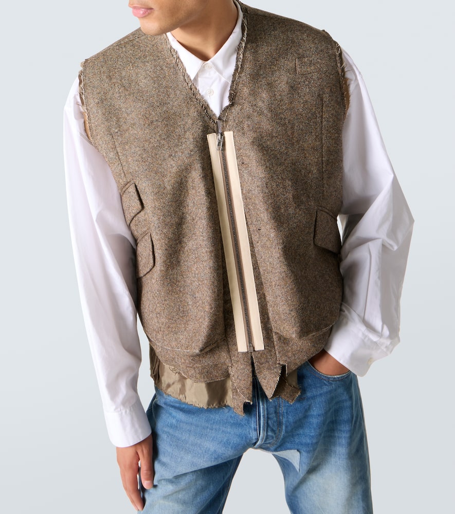 Wool gilet