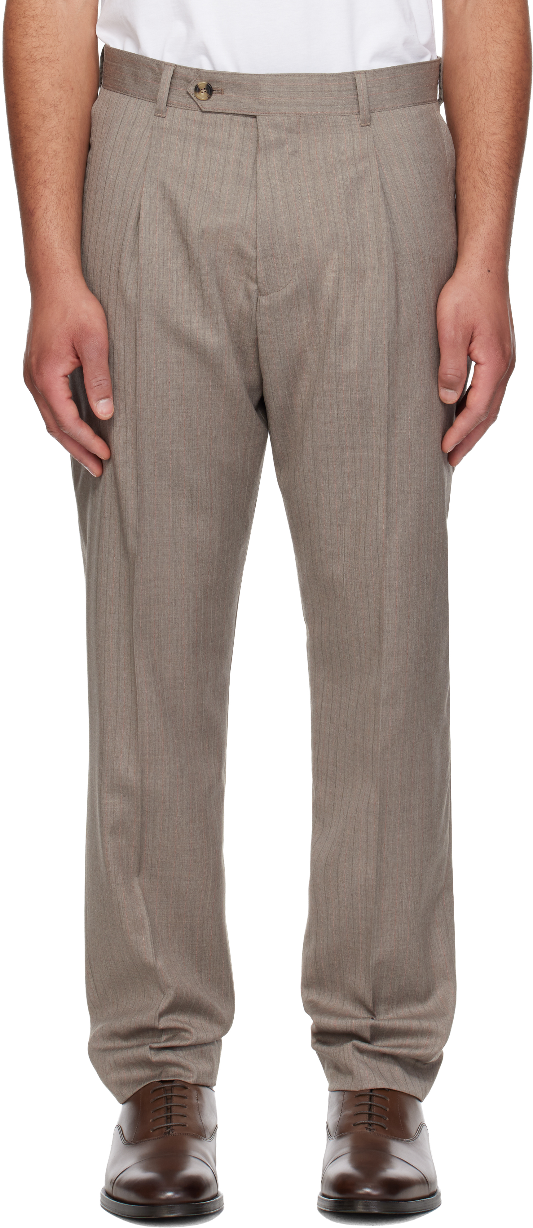 Brown Wool Trousers