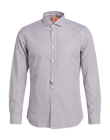 Man Shirt Chocolate brown Size 15 Cotton