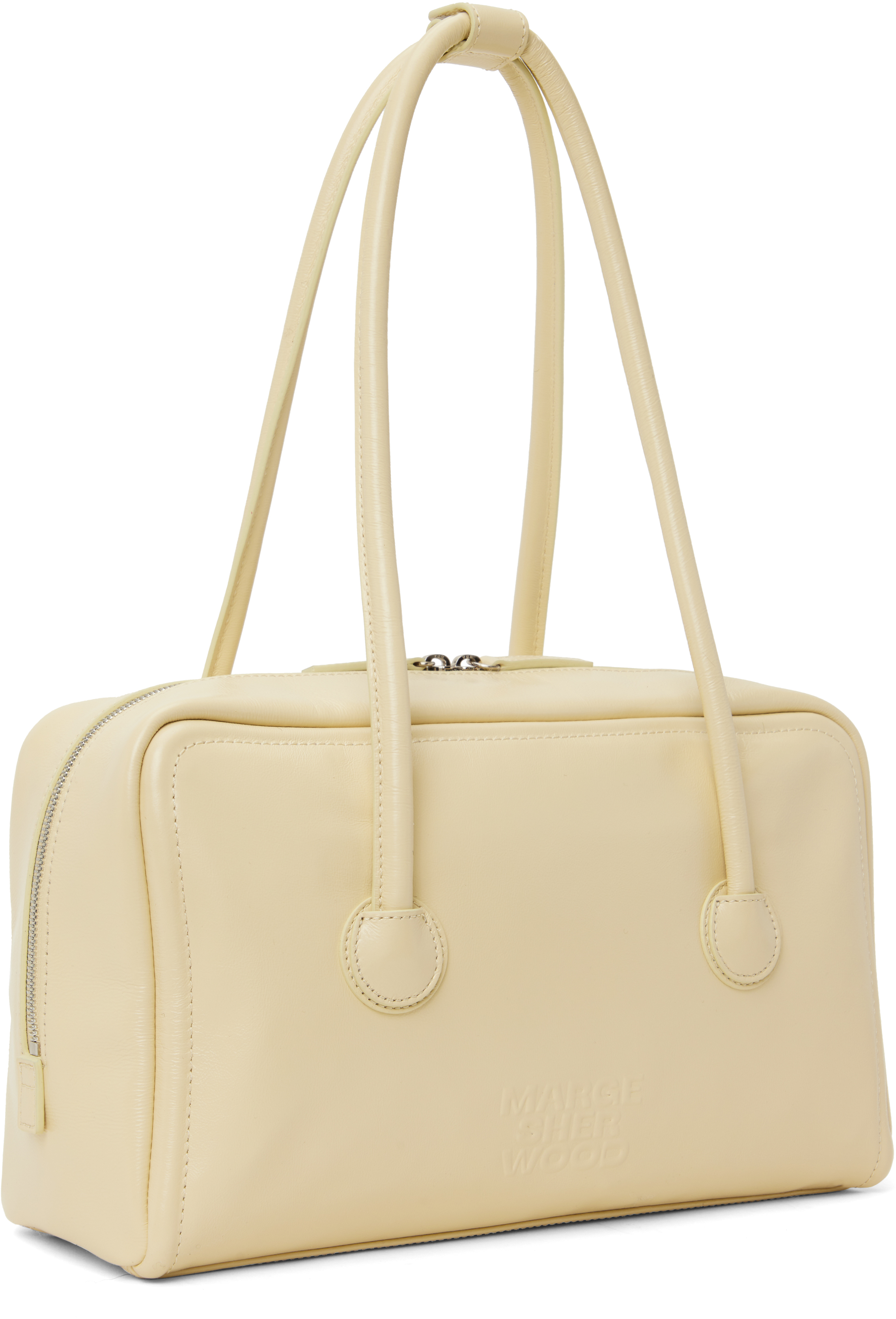 MARGESHERWOOD Beige Soft Boston Bag