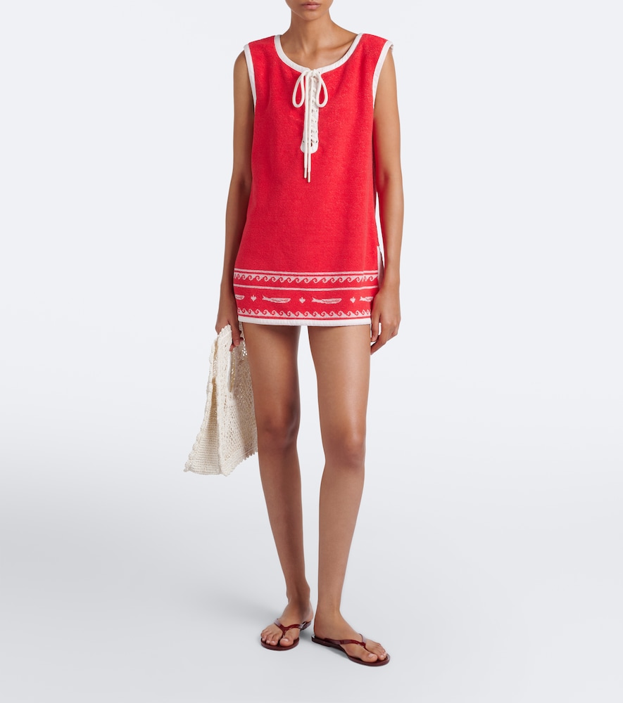 Cody cotton terry minidress