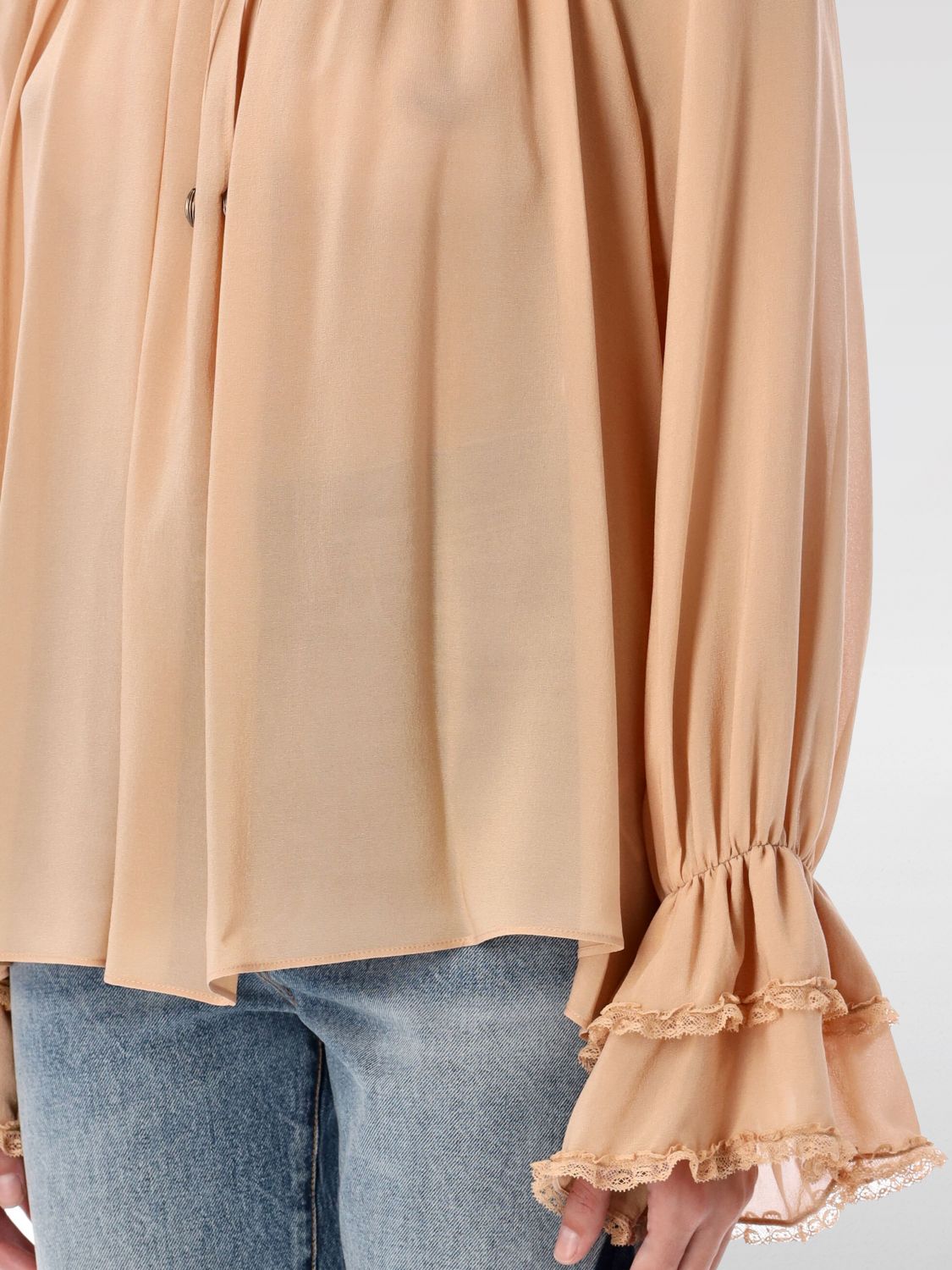 Ivory Silk Shirt
