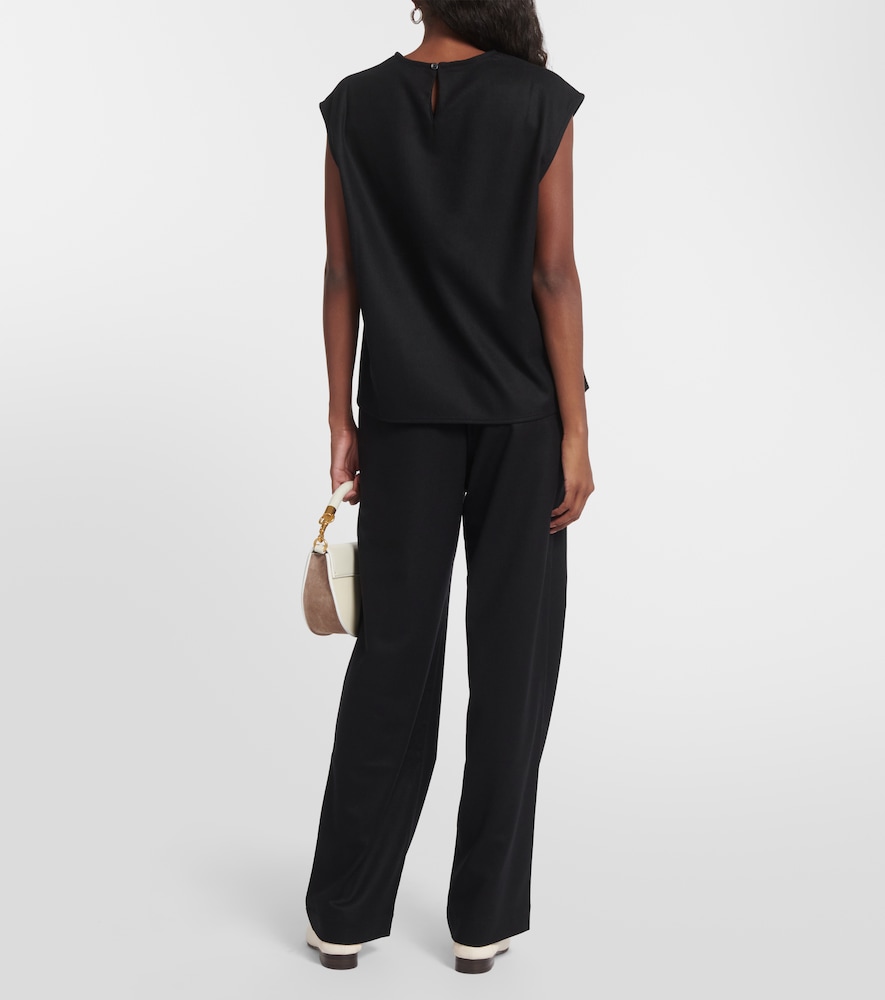 Dasha wool and cashmere top