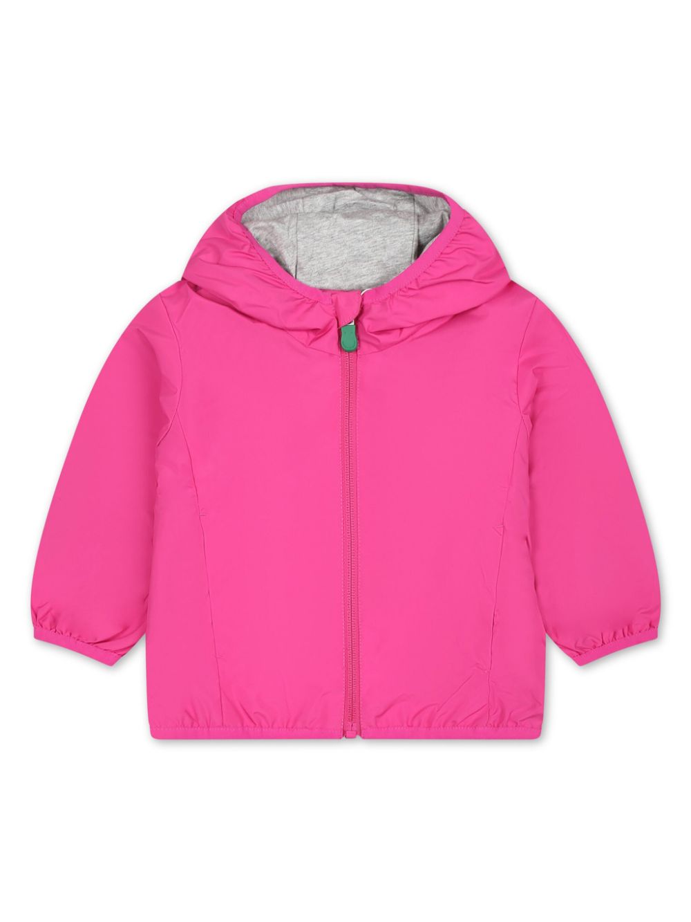 Zip-up hooded windbreaker - Pink