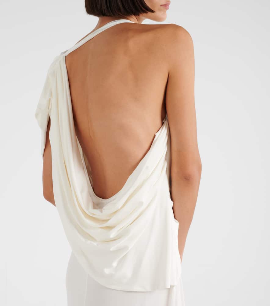 Draped gown