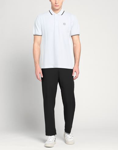 Man Polo shirt White Size L Cotton